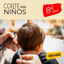 Corte de pelo de niño, peluquería Sanaz en Azuqueca, Alovera